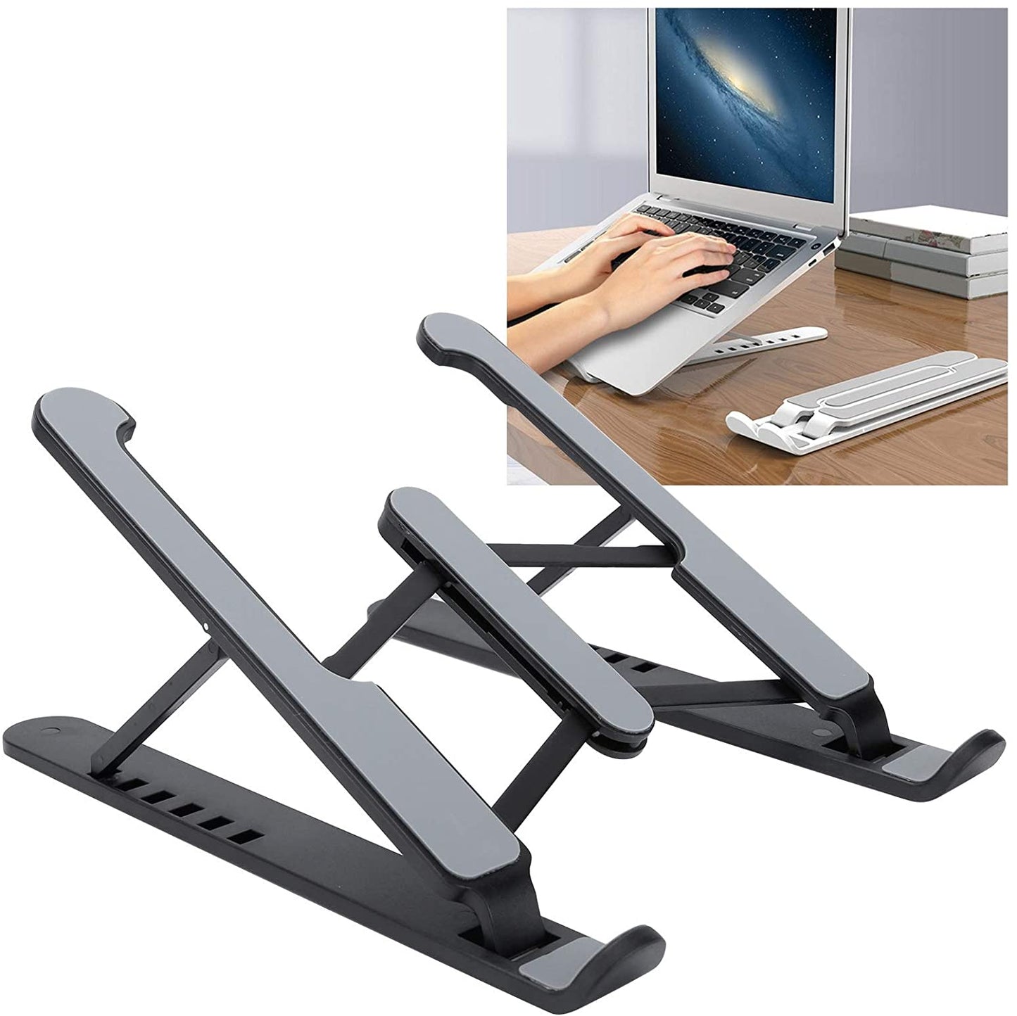 Multi Position Foldable Notebook Bracket_0