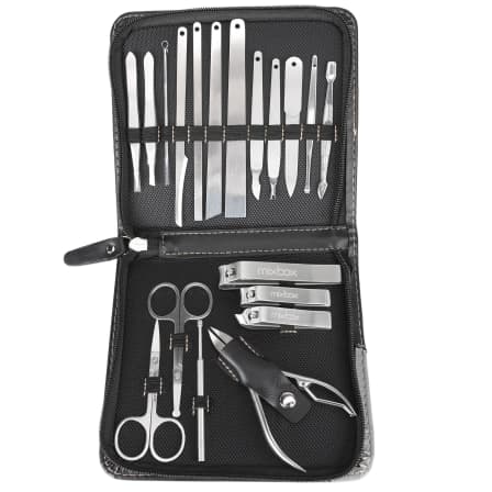 19 In 1 Beauty Nail Clipper Set - Stainless Steel_0