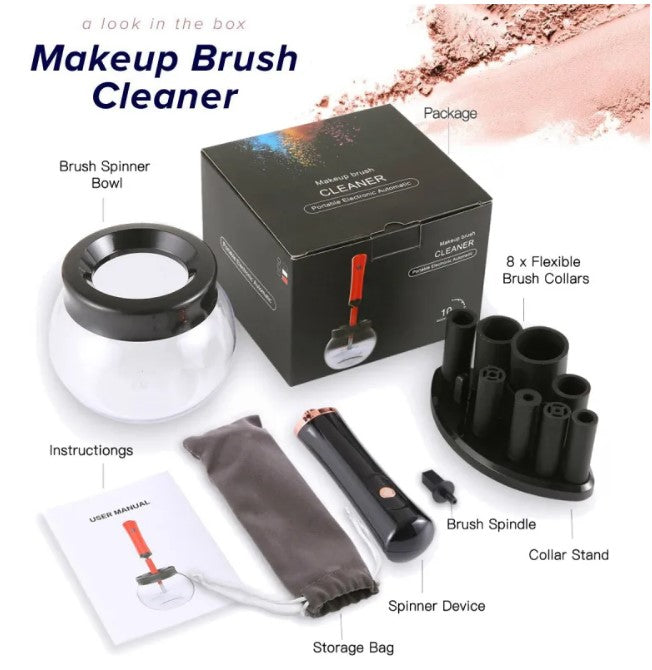 Electric Makeup Brush Cleaner - Black_4